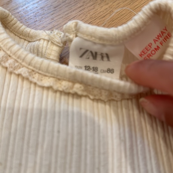 Zara Tulle Dress Cream size 12-18 months - Picture 5 of 9